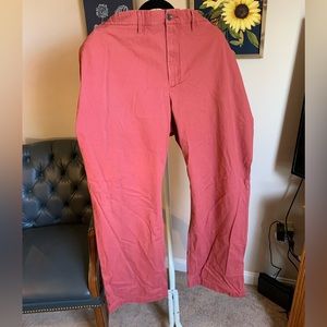 Target Men’s Big 50x32 Straight Fit Hennepin Chino Pants - Santa Fe Rose